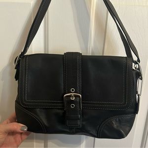 Coach Vintage Hampton Buckle Flap Purse